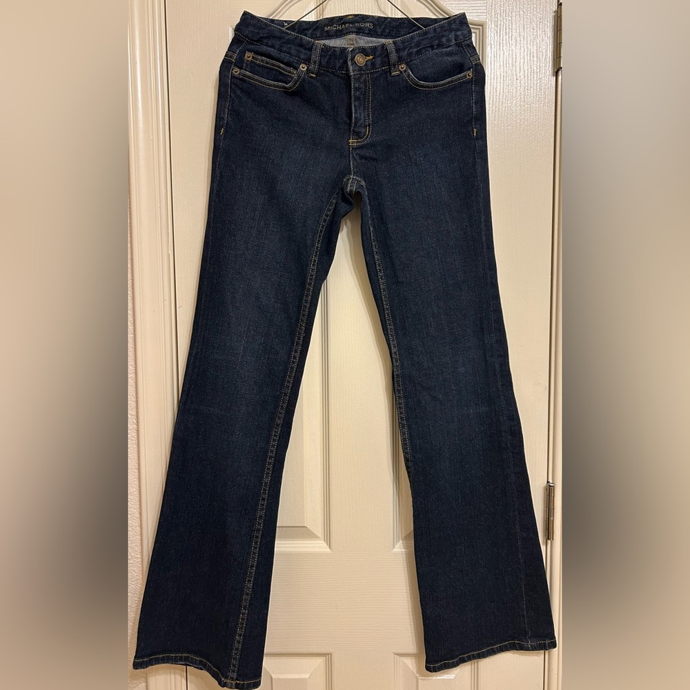 Michael Kors Dark Blue Flare Jeans